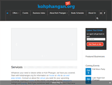 Tablet Screenshot of kohphangan.org